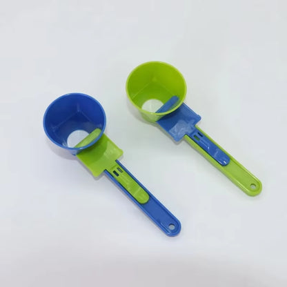 Coffee Scoop Funnel for Flling Reusable K-Cup Coffee Pot Coffee Spoon Sliding Design Measuring Spoon Kitchen Accessories